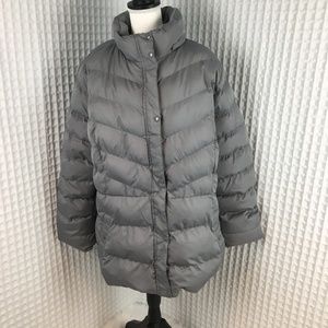 Faded Glory Women's Gray Puffer Coat Size 2X